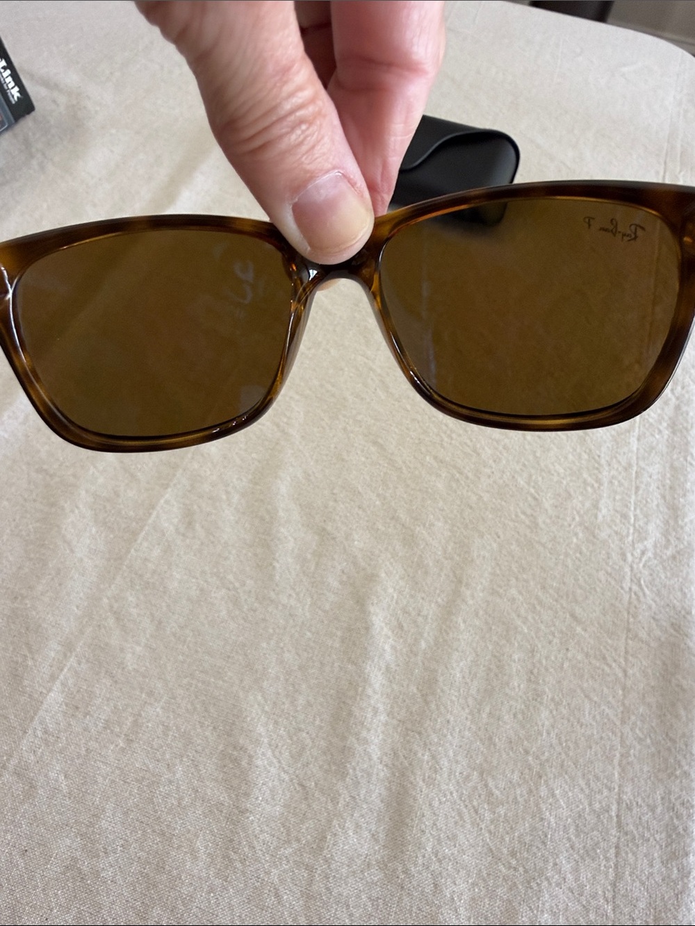 Ray-Ban RB4181 Polarized Tortoise Sunglasses Brown Lens Italy Unisex - Picture 11 of 16